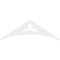 Ekena Millwork Pitch Naple Architectural Grade PVC Gable Pediment, 60"W x 20"H x 1"P (8/12) GPP060X020X100NAP - alternate 3
